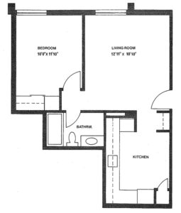 One Bedroom Suites – Tiffany Towers