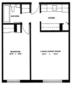 One Bedroom Suites – Tiffany Towers